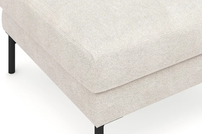 Menard Stoff Fotskammel 87 cm bred - Beige - Møbler - Stoler & lenestoler - Krakk - Fotskammel