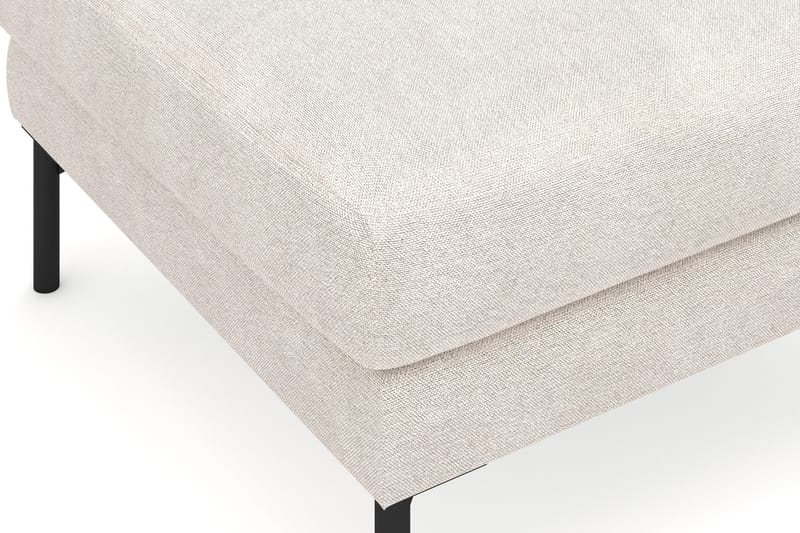 Menard Stoff Fotskammel 87 cm bred - Beige - Møbler - Stoler & lenestoler - Krakk - Fotskammel