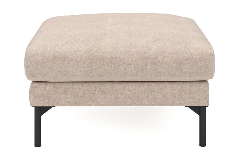 Menard Stoff Fotskammel 87 cm bred - Beige - Møbler - Stoler & lenestoler - Krakk - Fotskammel