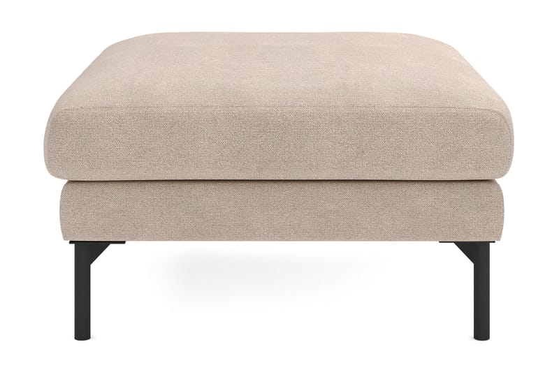 Menard Stoff Fotskammel 87 cm bred - Beige - Møbler - Stoler & lenestoler - Krakk - Fotskammel
