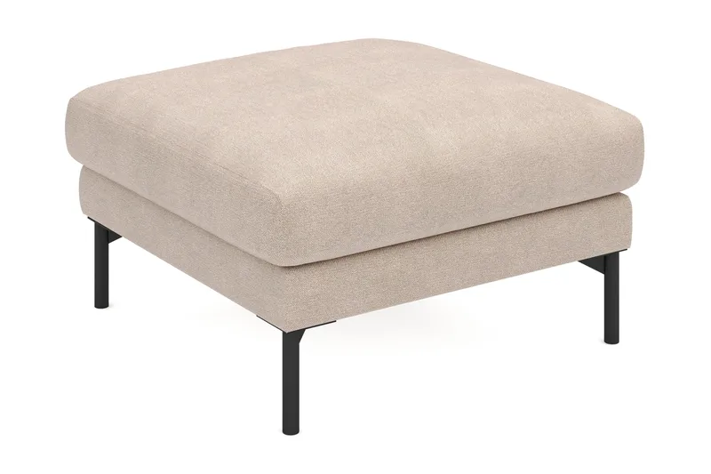 Menard Stoff Fotskammel 87 cm bred - Beige - Møbler - Stoler & lenestoler - Krakk - Fotskammel
