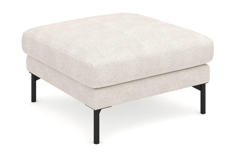 Menard Stoff Fotskammel 87 cm bred - Beige - Møbler - Stoler & lenestoler - Krakk - Fotskammel