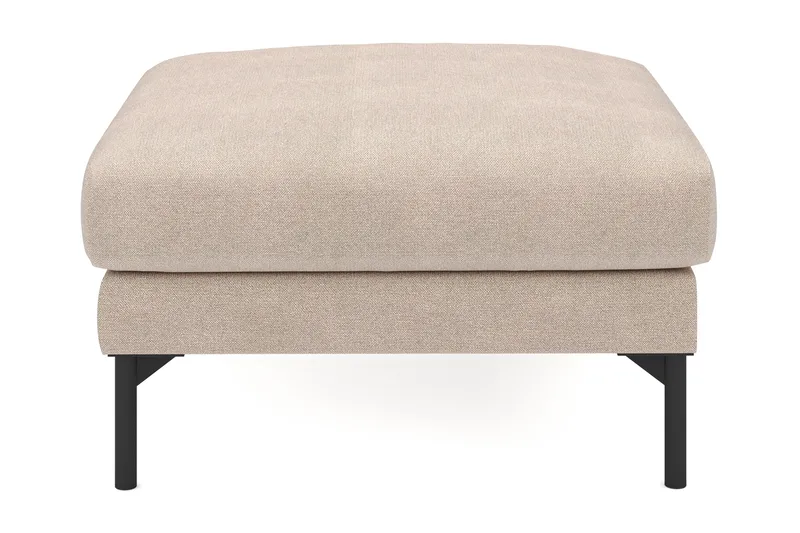 Menard Stoff Fotskammel 87 cm bred - Beige - Møbler - Stoler & lenestoler - Krakk - Fotskammel