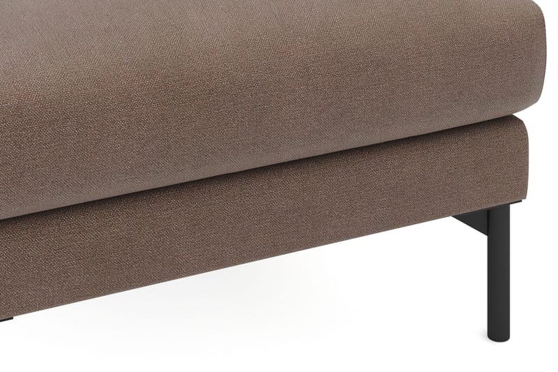 Menard Stoff Fotskammel 87 cm bred - Brun - Møbler - Stoler & lenestoler - Krakk - Fotskammel