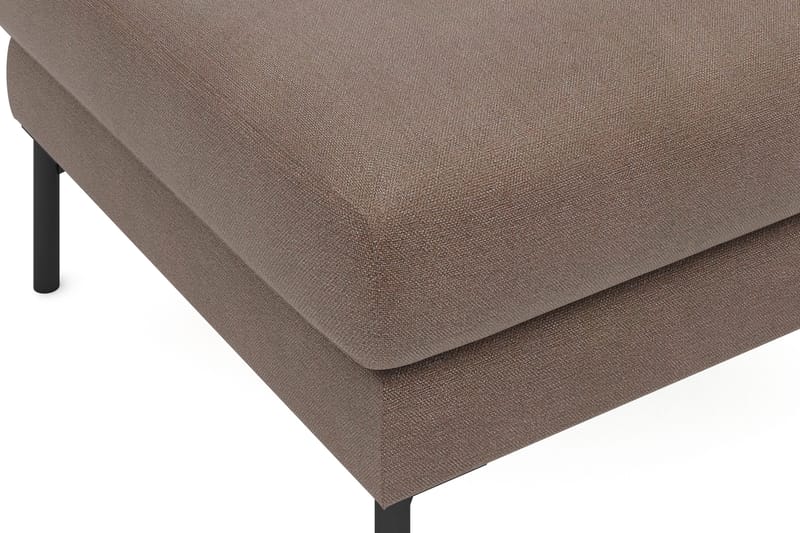 Menard Stoff Fotskammel 87 cm bred - Brun - Møbler - Stoler & lenestoler - Krakk - Fotskammel