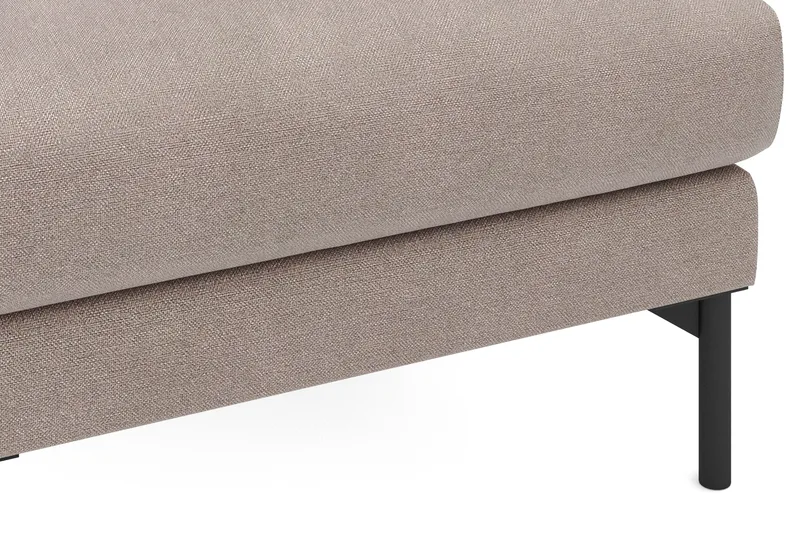 Menard Stoff Fotskammel 87 cm bred - Brun - Møbler - Stoler & lenestoler - Krakk - Fotskammel