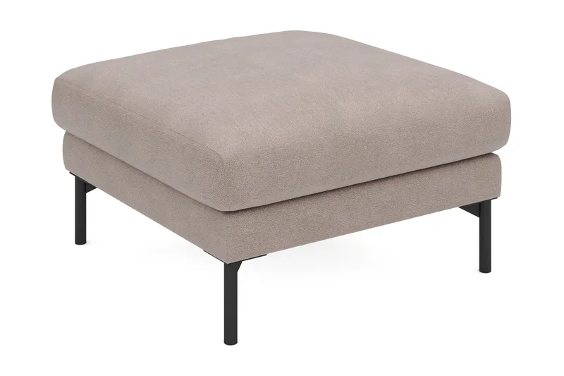 Menard Stoff Fotskammel 87 cm bred - Brun - Møbler - Stoler & lenestoler - Krakk - Fotskammel