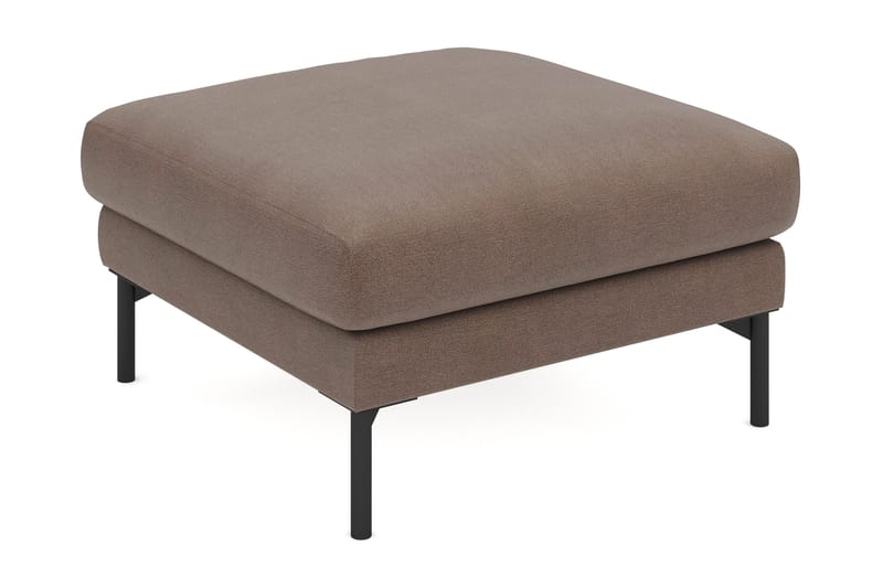 Menard Stoff Fotskammel 87 cm bred - Brun - Møbler - Stoler & lenestoler - Krakk - Fotskammel