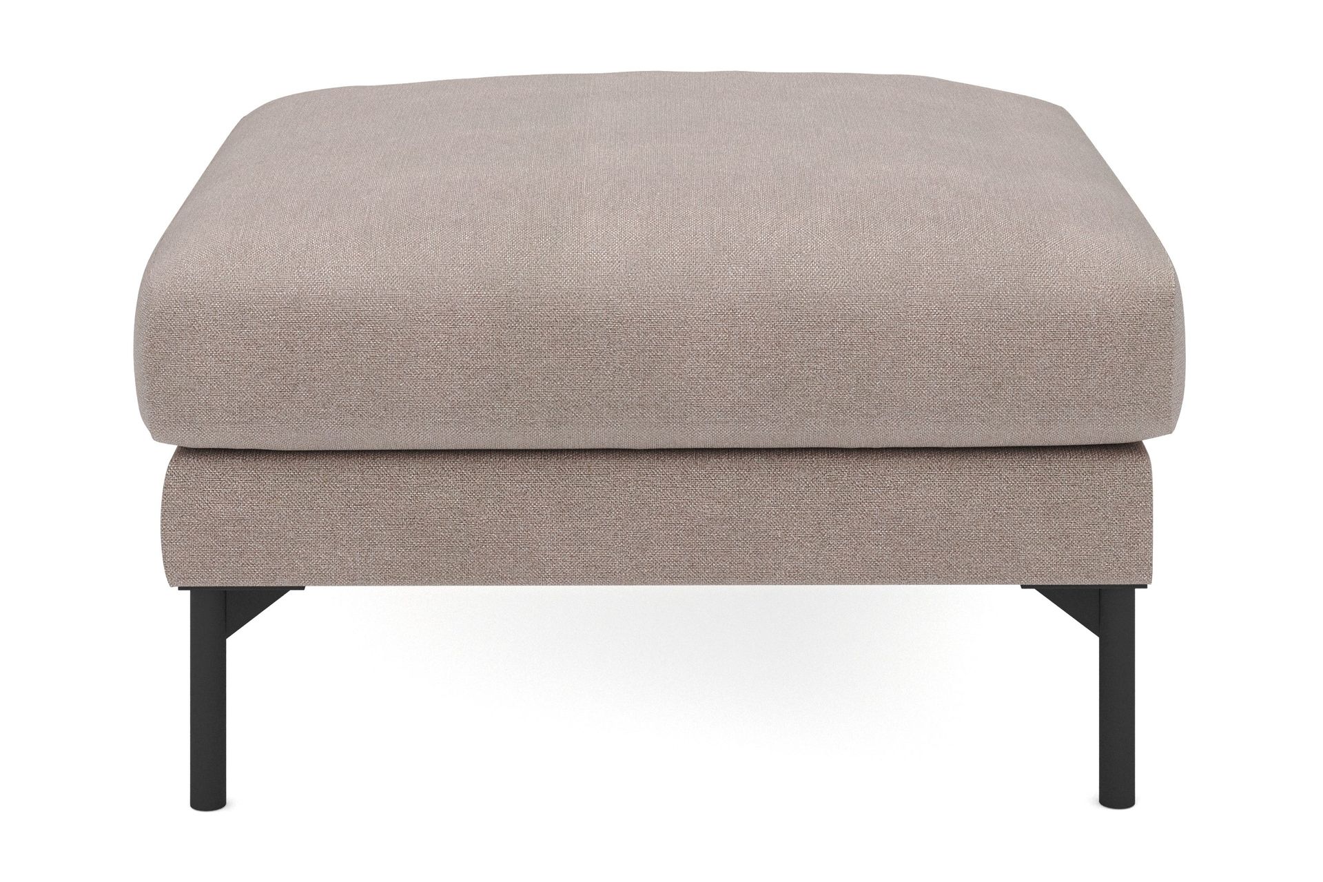 Menard Stoff Fotskammel 87 cm bred - Brun
