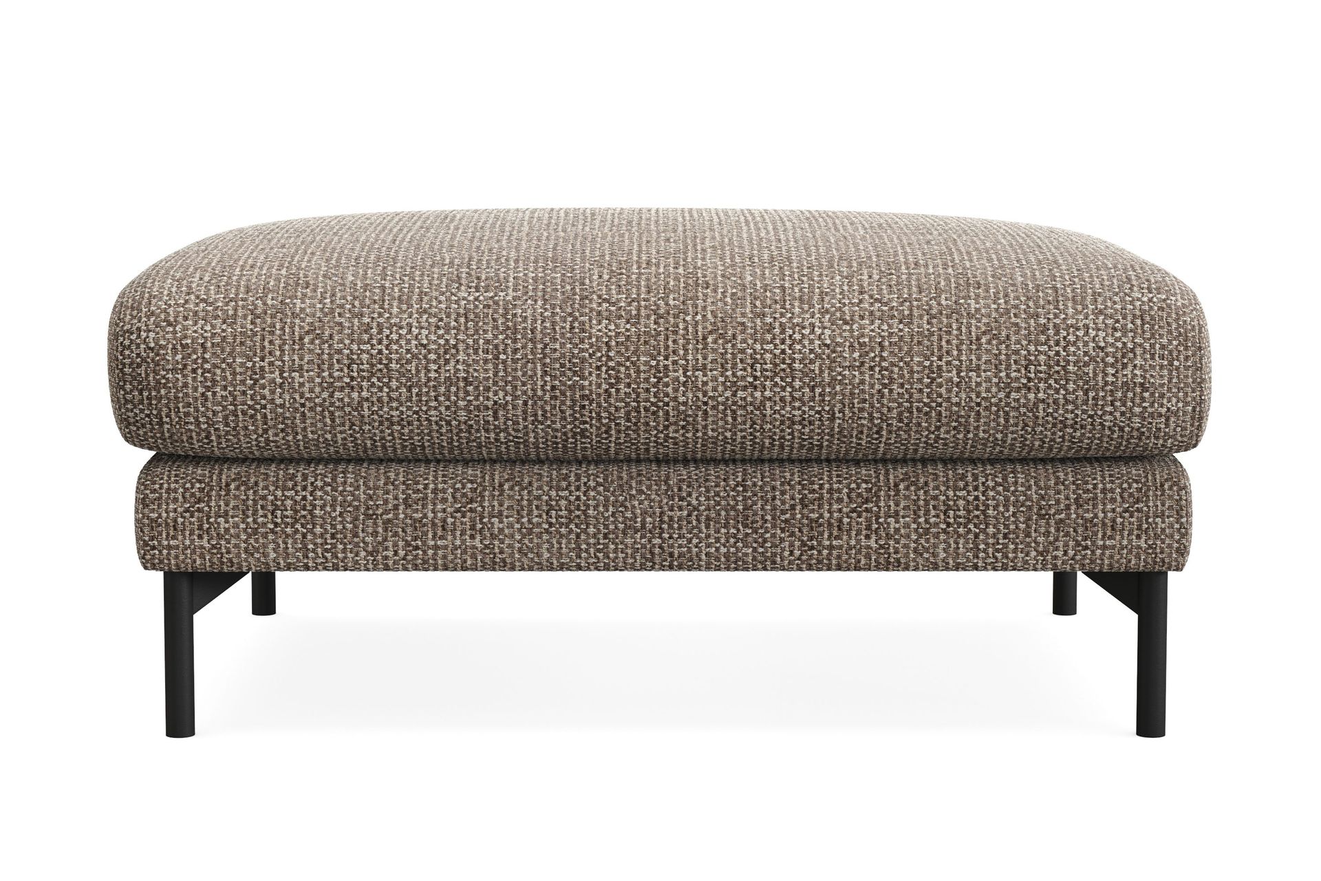 Menard Premium fotskammel i chenille - Brun
