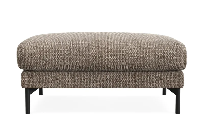 Menard Premium Fodskammel i Chenille, Brun