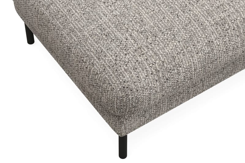 Menard Premium Fodskammel i Chenille - Grå - Møbler - Stoler & lenestoler - Krakk - Fotskammel