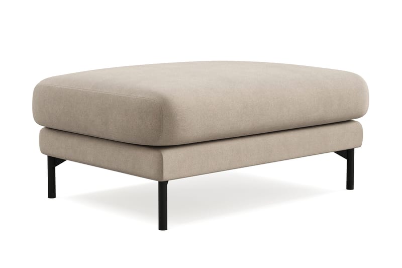 Menard Premium fotskammel i stoff - Beige - Møbler - Stoler & lenestoler - Krakk - Fotskammel