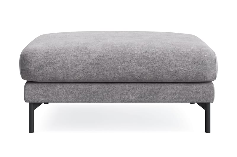Menard Premium fotskammel i chenille - Grå - Møbler - Stoler & lenestoler - Krakk - Fotskammel