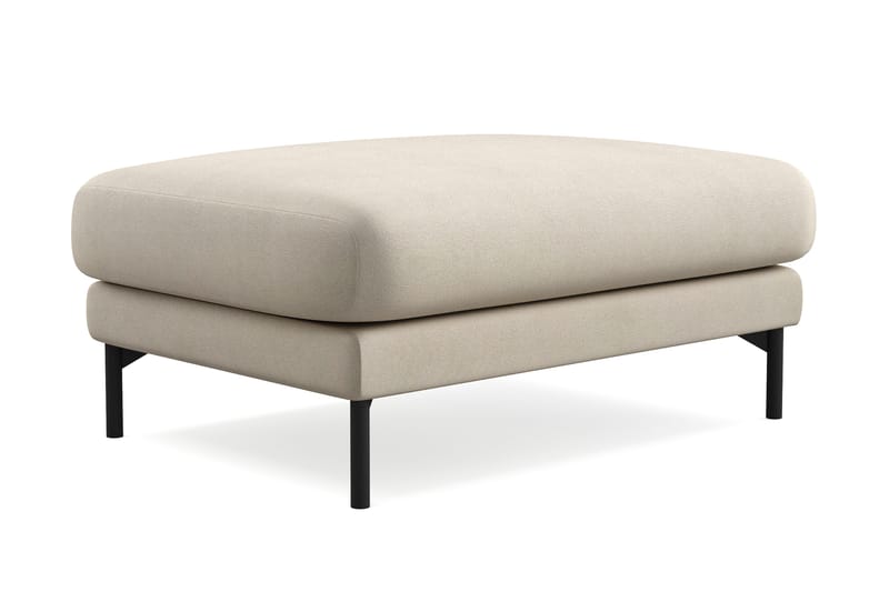 Menard Premium fotskammel i stoff - Beige - Møbler - Stoler & lenestoler - Krakk - Fotskammel