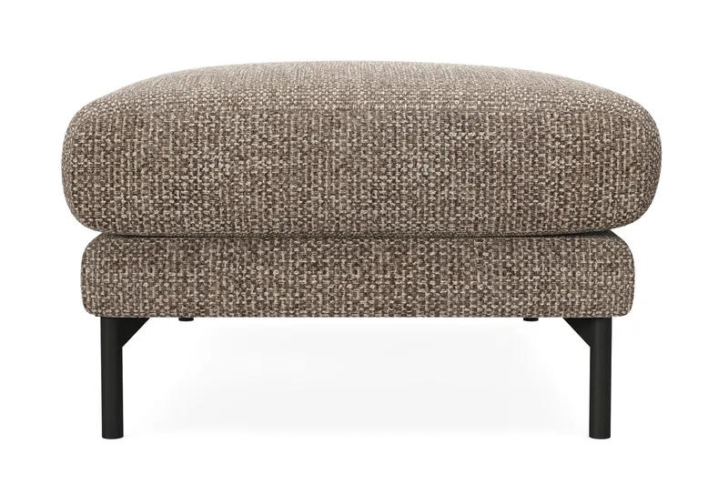 Menard Premium Fodskammel i Chenille - Brun - Møbler - Stoler & lenestoler - Krakk - Fotskammel