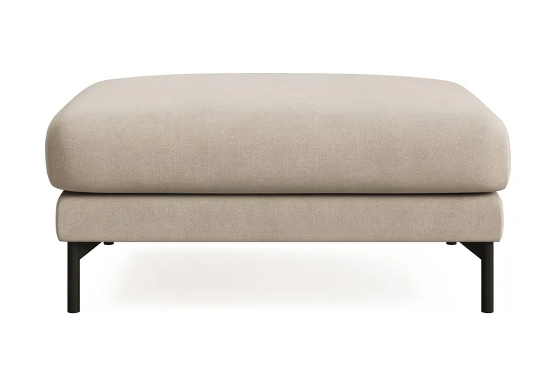 Menard Premium fotskammel i stoff - Beige - Møbler - Stoler & lenestoler - Krakk - Fotskammel