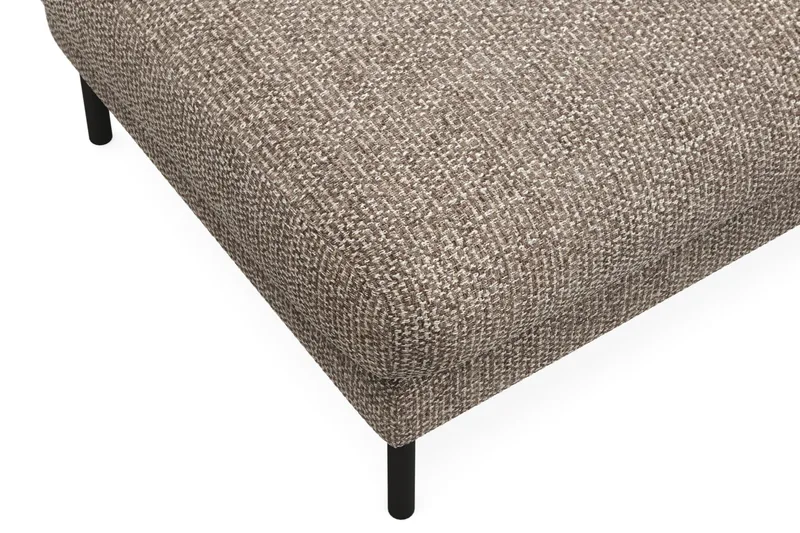 Menard Premium Fodskammel i Chenille - Brun - Møbler - Stoler & lenestoler - Krakk - Fotskammel