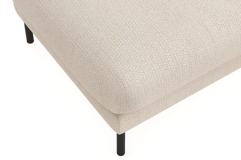 Menard Premium Fodskammel i Chenille - Lys Beige - Møbler - Stoler & lenestoler - Krakk - Fotskammel