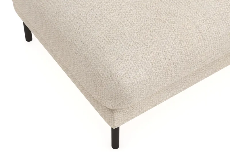 Menard Premium Fodskammel i Chenille - Lys Beige - Møbler - Stoler & lenestoler - Krakk - Fotskammel