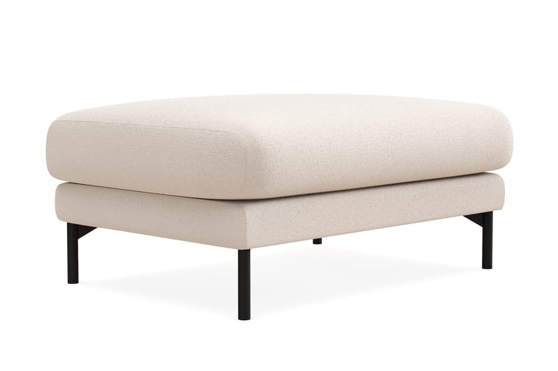 Menard Premium Fodskammel i Bouclé - Lys Beige - Møbler - Stoler & lenestoler - Krakk - Fotskammel