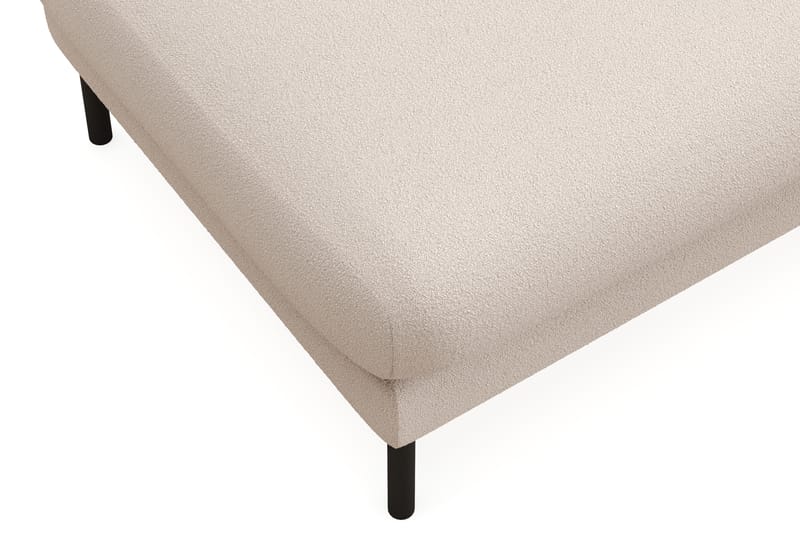 Menard Premium Fodskammel i Bouclé - Lys Beige - Møbler - Stoler & lenestoler - Krakk - Fotskammel