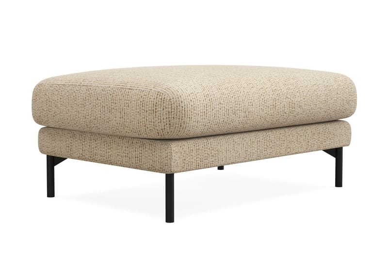 Menard Premium Fodskammel i Chenille - Beige - Møbler - Stoler & lenestoler - Krakk - Fotskammel