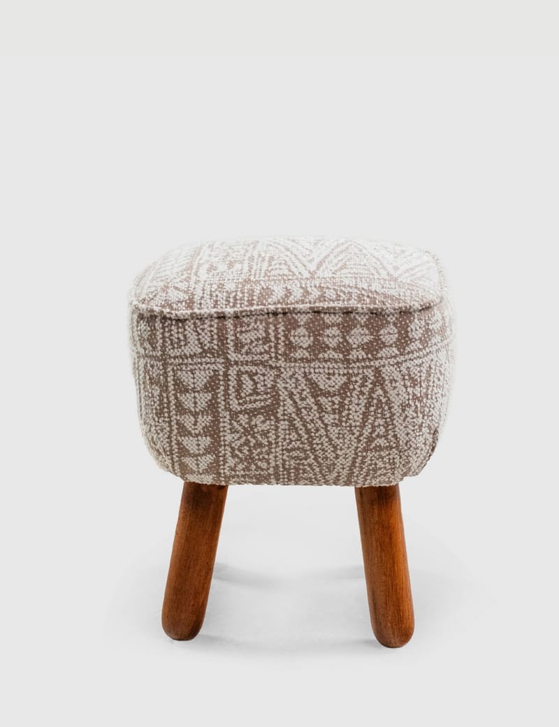 Merabe sittepuff 40 cm - Beige - Møbler - Stoler & lenestoler - Krakk - Puff