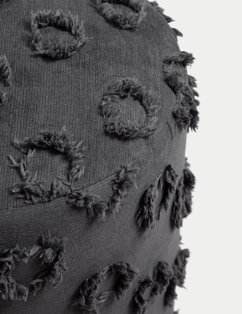 Meric sittepuff 40 cm rund - Antrasitt - Møbler - Stoler & lenestoler - Krakk - Puff