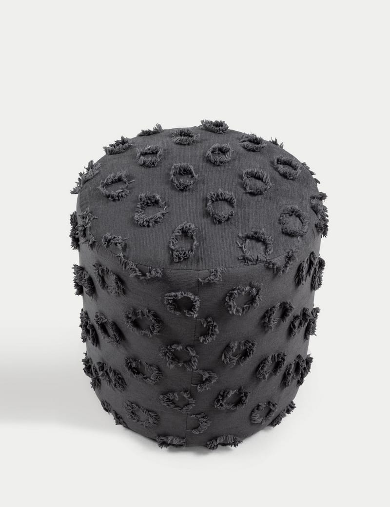 Meric sittepuff 40 cm rund - Antrasitt - Møbler - Stoler & lenestoler - Krakk - Puff