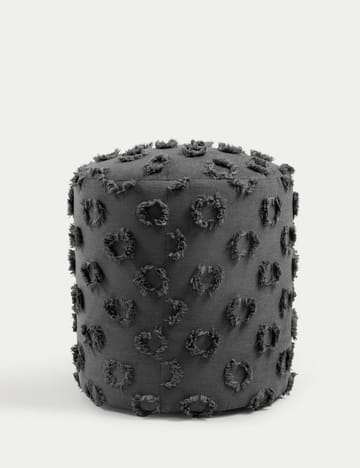 Meric sittepuff 40 cm rund - Antrasitt - Møbler - Stoler & lenestoler - Krakk - Puff