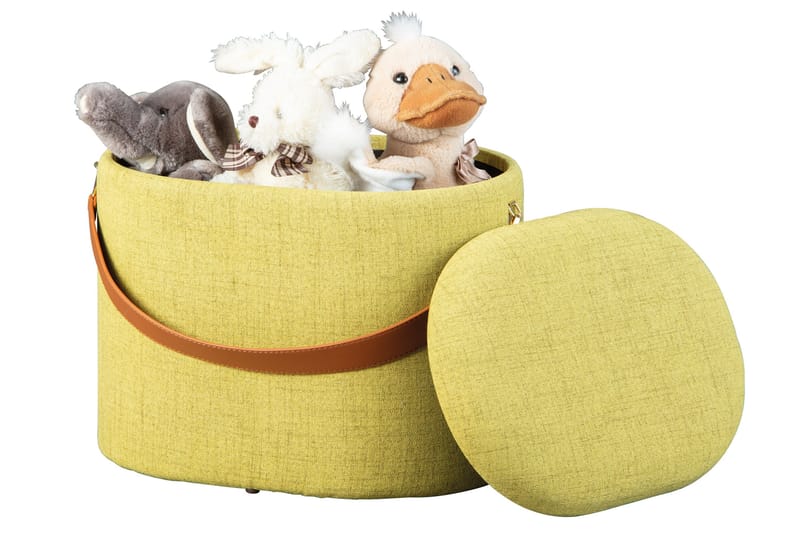 Micarone Krakk - Gul/Grønn - Møbler - Stoler & lenestoler - Krakk