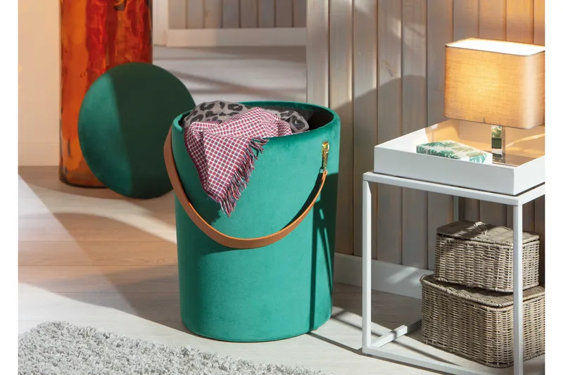 Nakisha Krakk - Grønn - Møbler - Stoler & lenestoler - Krakk