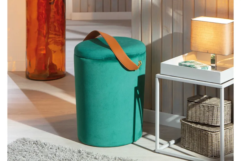 Nakisha Krakk - Grønn - Møbler - Stoler & lenestoler - Krakk