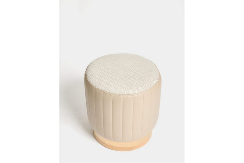 Neylor Fotpall 40 cm - Beige - Møbler - Stoler & lenestoler - Krakk - Fotskammel