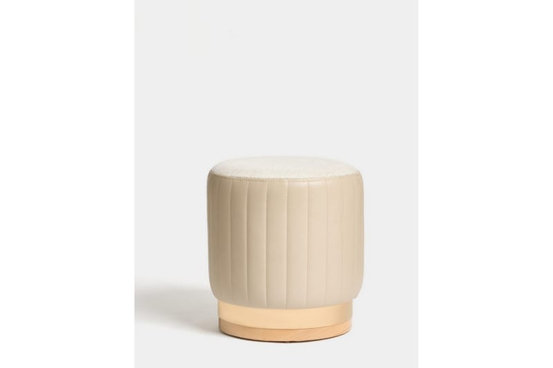 Neylor Fotpall 40 cm - Beige - Møbler - Stoler & lenestoler - Krakk - Fotskammel