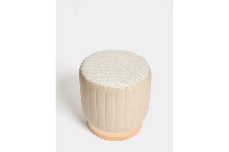Neylor Fotpall 40 cm - Beige - Møbler - Stoler & lenestoler - Krakk - Fotskammel