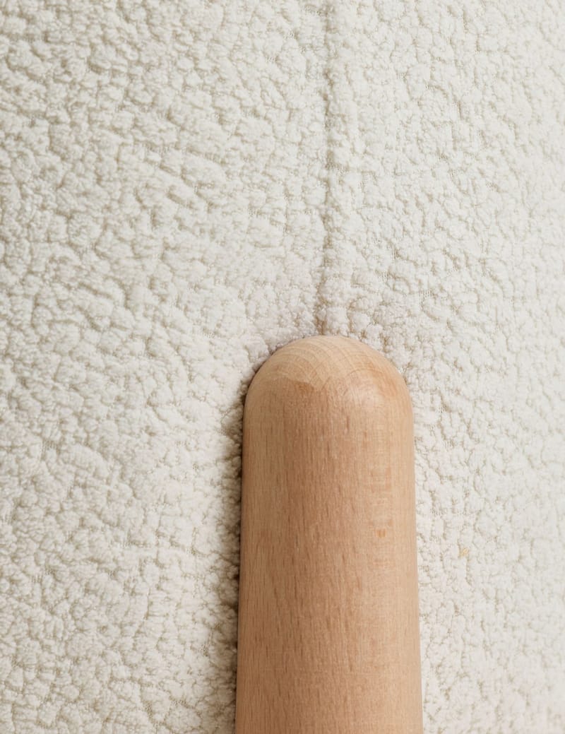 Orryn sittepuff 40 cm rund - Hvit - Møbler - Stoler & lenestoler - Krakk - Puff