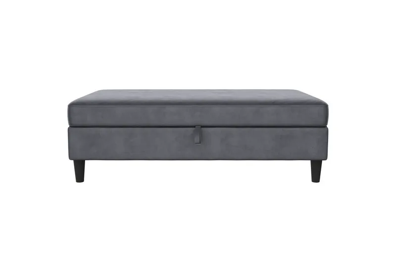 Osmaner/Krakk Hartford Antrasitt, Fløyel - Antrasitt, Fløyel - Møbler - Stoler & lenestoler - Krakk - Fotskammel