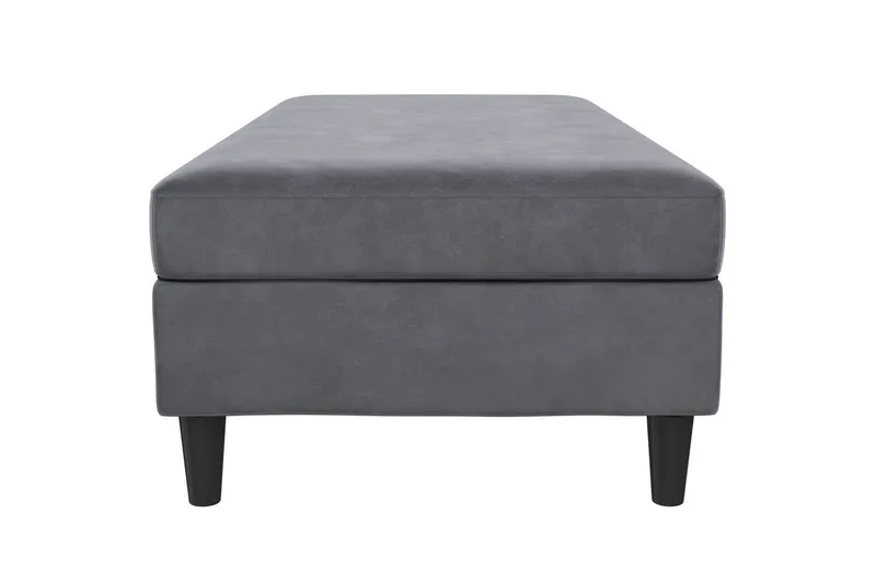 Osmaner/Krakk Hartford Antrasitt, Fløyel - Antrasitt, Fløyel - Møbler - Stoler & lenestoler - Krakk - Fotskammel