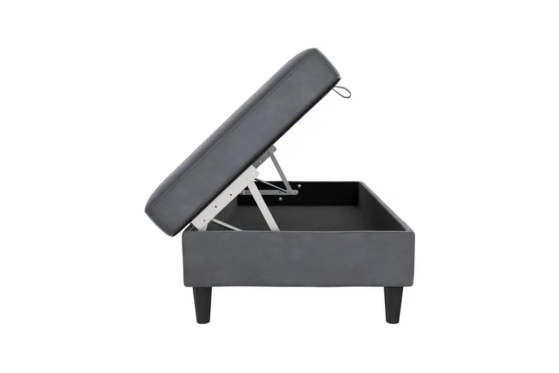 Osmaner/Krakk Hartford Antrasitt, Fløyel - Antrasitt, Fløyel - Møbler - Stoler & lenestoler - Krakk - Fotskammel