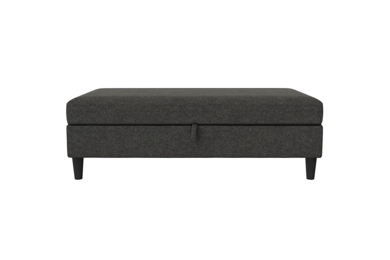 Osmaner/Krakk Hartford Antrasitt, Linstoffutseende (100 % polyester) - Antrasitt, Linstoffutseende (100 % polyester) - Møbler - Stoler & lenestoler - Krakk - Fotskammel