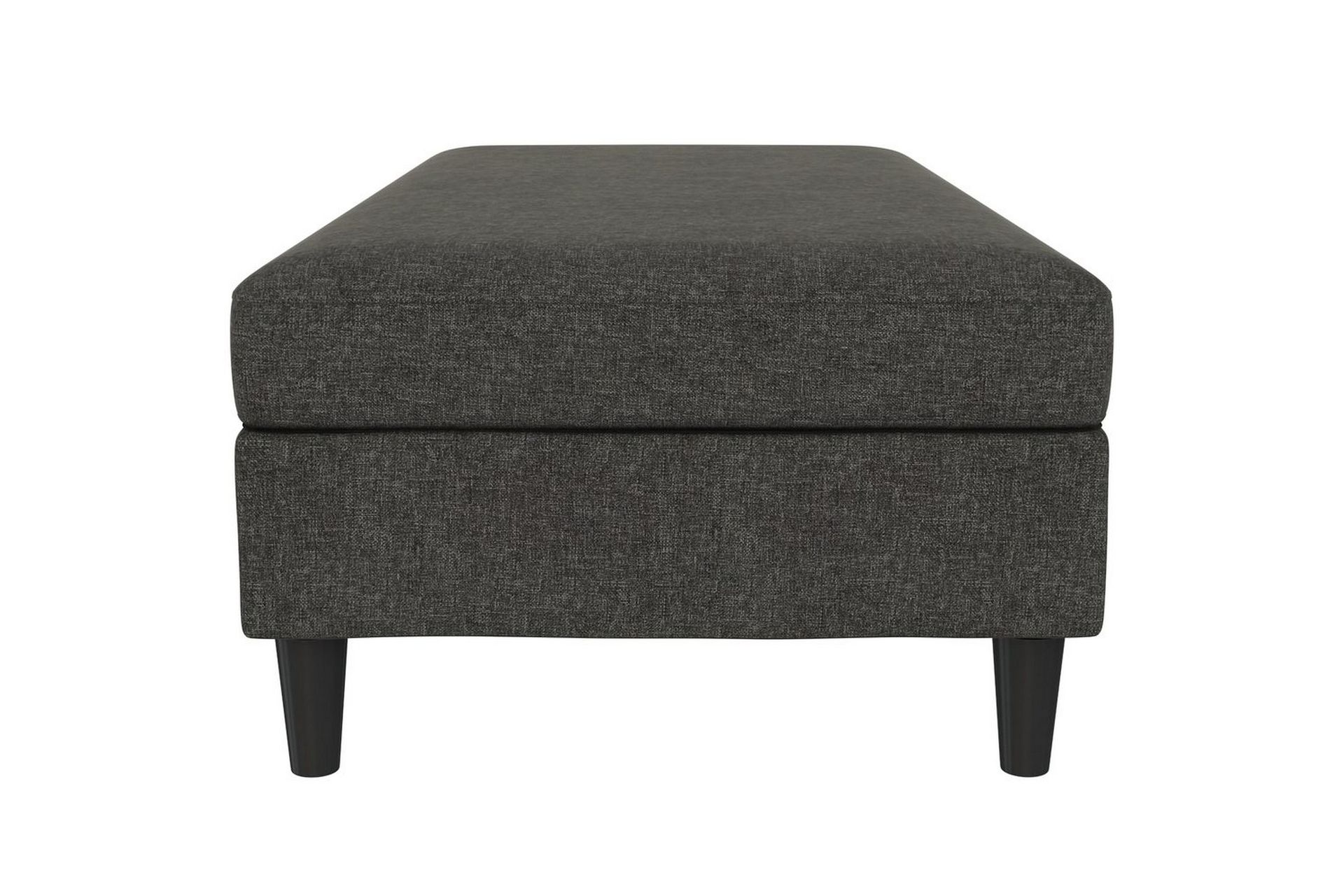 Osmaner/Krakk Hartford Antrasitt, Linstoffutseende (100 % polyester) - Antrasitt, Linstoffutseende (100 % polyester) - Møbler - Stoler & lenestoler - Krakk - Fotskammel
