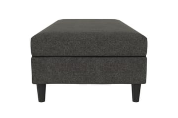 Osmaner/Krakk Hartford Antrasitt, Linstoffutseende (100 % polyester) - Antrasitt, Linstoffutseende (100 % polyester) - Møbler - Stoler & lenestoler - Krakk - Fotskammel