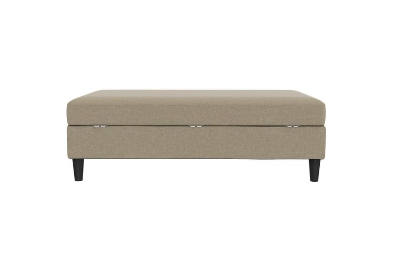 Osmaner/Krakk Hartford Brun, Linstoffutseende (100 % polyester) - Brun, Linstoffutseende (100 % polyester) - Møbler - Stoler & lenestoler - Krakk - Fotskammel