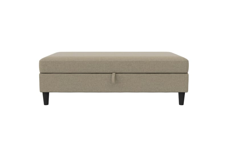 Osmaner/Krakk Hartford Brun, Linstoffutseende (100 % polyester) - Brun, Linstoffutseende (100 % polyester) - Møbler - Stoler & lenestoler - Krakk - Fotskammel