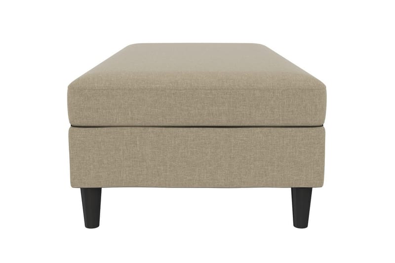Osmaner/Krakk Hartford Brun, Linstoffutseende (100 % polyester) - Brun, Linstoffutseende (100 % polyester) - Møbler - Stoler & lenestoler - Krakk - Fotskammel