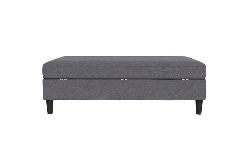 Osmaner/Krakk Hartford Grå, Linstoffutseende (100 % polyester) - Grå, Linstoffutseende (100 % polyester) - Møbler - Stoler & lenestoler - Krakk - Fotskammel