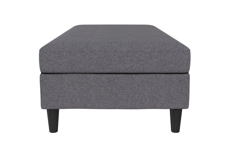 Osmaner/Krakk Hartford Grå, Linstoffutseende (100 % polyester) - Grå, Linstoffutseende (100 % polyester) - Møbler - Stoler & lenestoler - Krakk - Fotskammel
