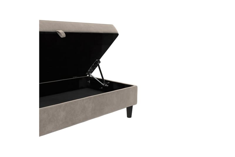 Osmaner/Krakk Hartford Taupe, Fløyel - Taupe, Fløyel - Møbler - Stoler & lenestoler - Krakk - Fotskammel